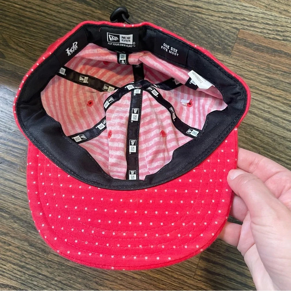 LEADERS 1354 Chicago red biking cap - Picture 6 of 8